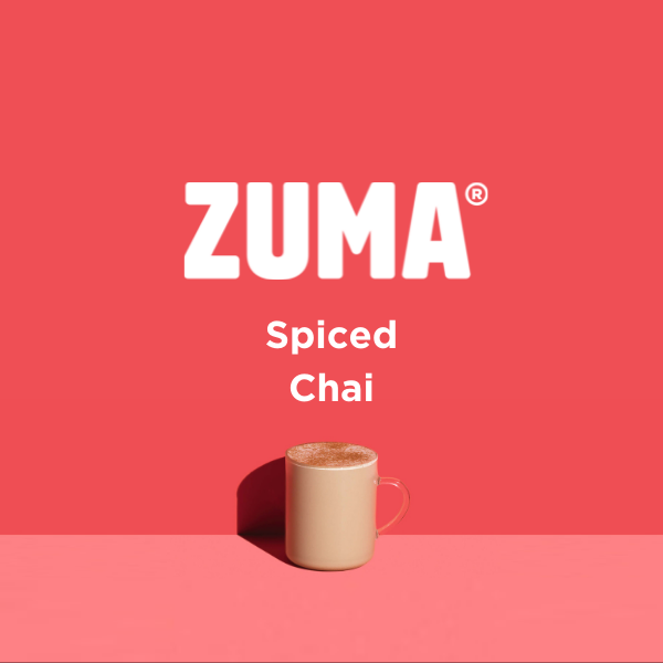 Zuma Spiced Chai Powder 1kg {Vegan} Spiced Chai Latte