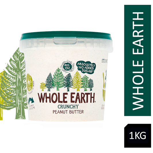 Whole Earth Crunchy Peanut Butter 1kg - NWT FM SOLUTIONS - YOUR CATERING WHOLESALER