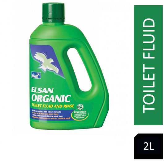 Elsan Organic Toilet Fluid for Motorhomes Green 2 Litre - NWT FM SOLUTIONS - YOUR CATERING WHOLESALER