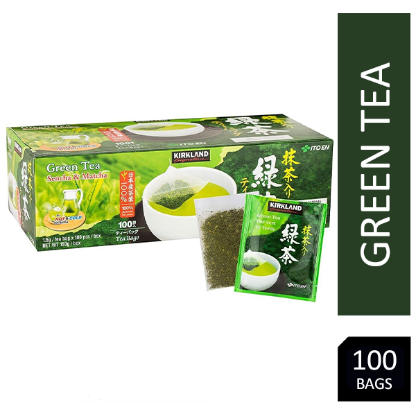 Kirkland Signature Green Tea Matcha Blend 100's - NWT FM SOLUTIONS - YOUR CATERING WHOLESALER