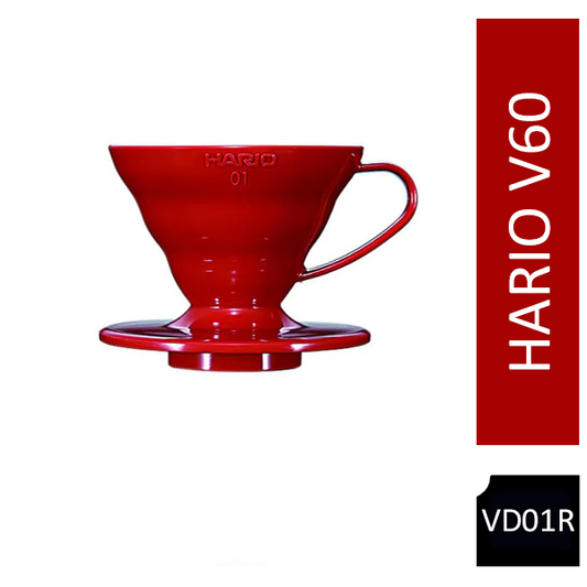 Hario V60 Plastic Coffee Dripper Red - Size 01 VD-01R - NWT FM SOLUTIONS - YOUR CATERING WHOLESALER