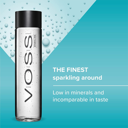Voss Artesian Sparkling Water 24x375ml