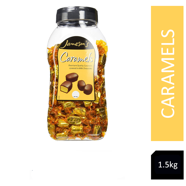 Jameson's Chocolate Caramels Jar 1.5 kg - NWT FM SOLUTIONS - YOUR CATERING WHOLESALER