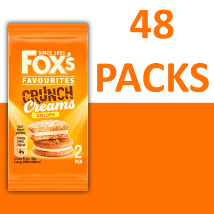 Fox's Golden Crunch Creams Twinpack 48's