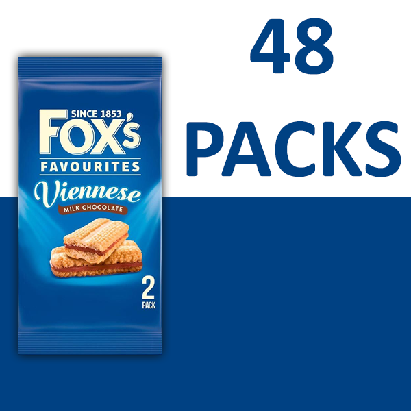 Fox's Viennese Milk Chocolate Sandwich Twinpack 48's