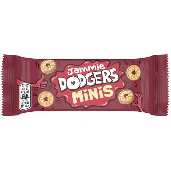 Mini Jammie Dodgers 180's Multi Packs