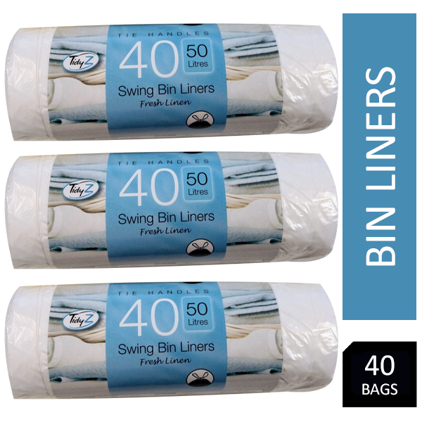 Tidyz Fragranced Jumbo Swing Bin Liners 40's - NWT FM SOLUTIONS - YOUR CATERING WHOLESALER