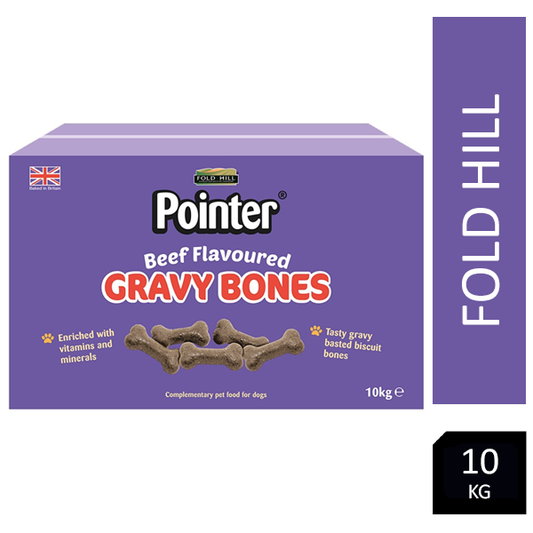Fold Hill Pointer Gravy Bones Beef Flavoured 10kg - NWT FM SOLUTIONS - YOUR CATERING WHOLESALER