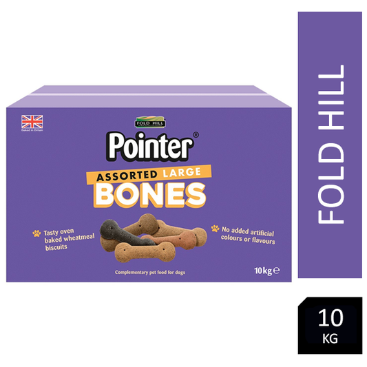 Fold Hill Pointer Assorted Large Bones 10kg - NWT FM SOLUTIONS - YOUR CATERING WHOLESALER