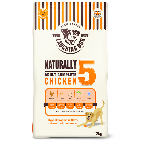 Laughing Dog Naturally 5 Chicken Complete 12kg