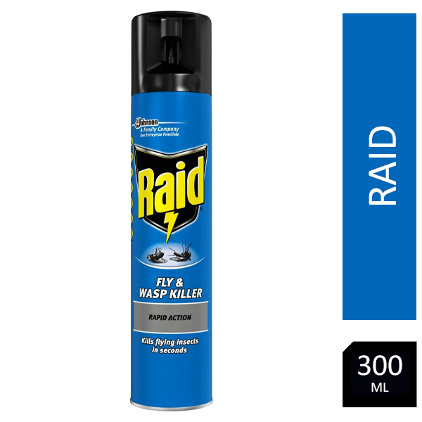 Raid Fly and Wasp Killer Aerosol 300ml