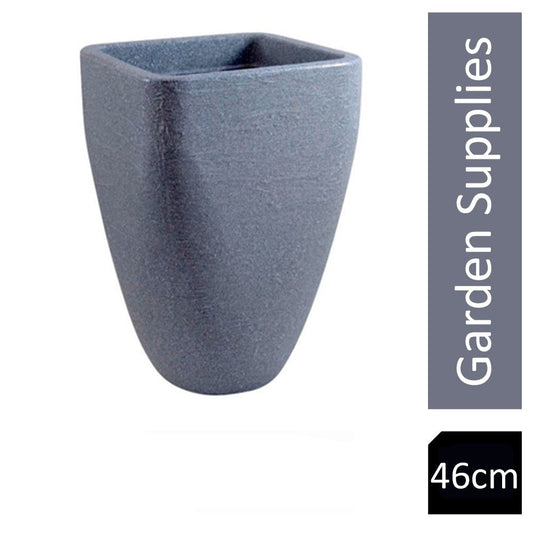 Strata Granite Square Top Round Base Planter 46cm {GN562} - NWT FM SOLUTIONS - YOUR CATERING WHOLESALER