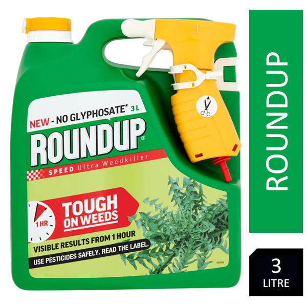 Roundup ULTRA Lawn Weedkiller RTU 3 Litre - NWT FM SOLUTIONS - YOUR CATERING WHOLESALER