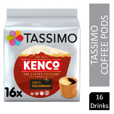 Tassimo Kenco 100% Colombian Pods 16's - NWT FM SOLUTIONS - YOUR CATERING WHOLESALER