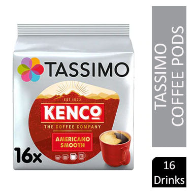 Tassimo Kenco Americano Smooth Pods 16's - NWT FM SOLUTIONS - YOUR CATERING WHOLESALER