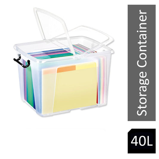 Strata Smart Box Clip-On Folding Lid 40 Litre - NWT FM SOLUTIONS - YOUR CATERING WHOLESALER