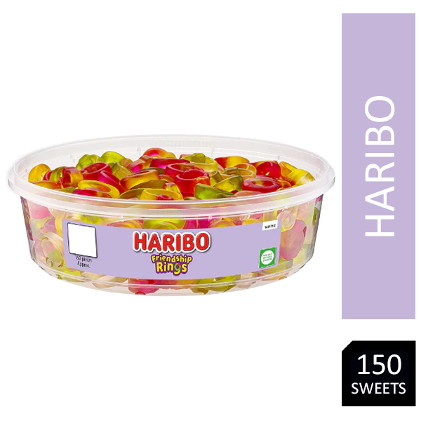 Haribo Friendship Rings Tub 250's - NWT FM SOLUTIONS - YOUR CATERING WHOLESALER