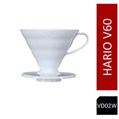 Hario V60 Plastic Coffee Dripper White - Size 02 VD-02W - NWT FM SOLUTIONS - YOUR CATERING WHOLESALER