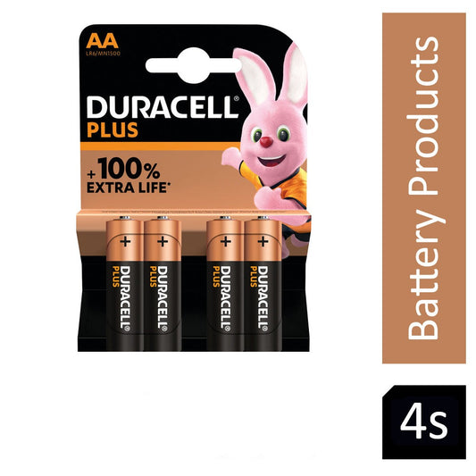 Duracell  AAA Plus Power Battery Pack 4's - NWT FM SOLUTIONS - YOUR CATERING WHOLESALER