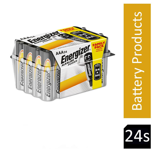 Energizer AAA Alkaline Power Home Battery Pack 24's - NWT FM SOLUTIONS - YOUR CATERING WHOLESALER