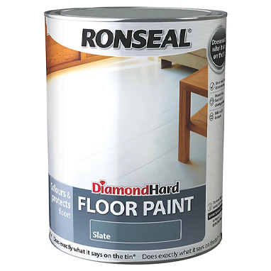 Ronseal Diamond Hard Satin Floor Paint 5 Litre - NWT FM SOLUTIONS - YOUR CATERING WHOLESALER