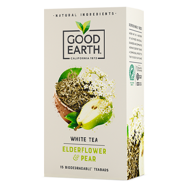 Good Earth White Tea Elderflower & Pear 5x15's