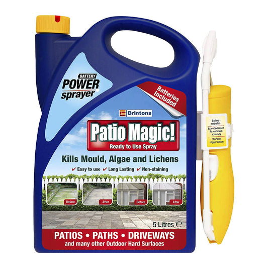 Brintons Patio Magic Ready To Use Spray 5 Litre - NWT FM SOLUTIONS - YOUR CATERING WHOLESALER