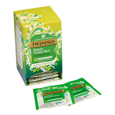 Twinings Refresh Double Mint Pyramids 15's