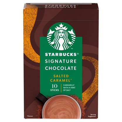 Starbucks Signature Chocolate Salted Caramel Hot Chocolate Sachets 10x22g