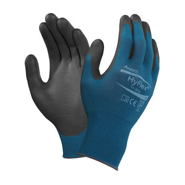 Ansell Hyflex 11-616 Blue/Black Extra Small Gloves (Pair) - NWT FM SOLUTIONS - YOUR CATERING WHOLESALER