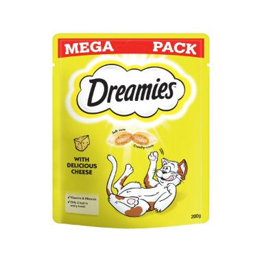 Dreamies Cat Treats with Cheese Mega Pack 200g - NWT FM SOLUTIONS - YOUR CATERING WHOLESALER
