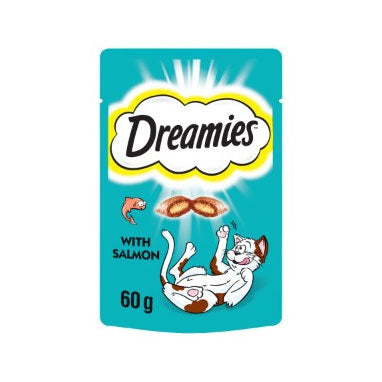 Dreamies Cat Treats with Salmon 60g - NWT FM SOLUTIONS - YOUR CATERING WHOLESALER