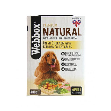 Webbox Chicken, Vegetables & Brown Rice 400g - NWT FM SOLUTIONS - YOUR CATERING WHOLESALER