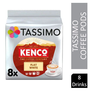 Tassimo Kenco Flat White Pods 16's (8 Drinks) - NWT FM SOLUTIONS - YOUR CATERING WHOLESALER