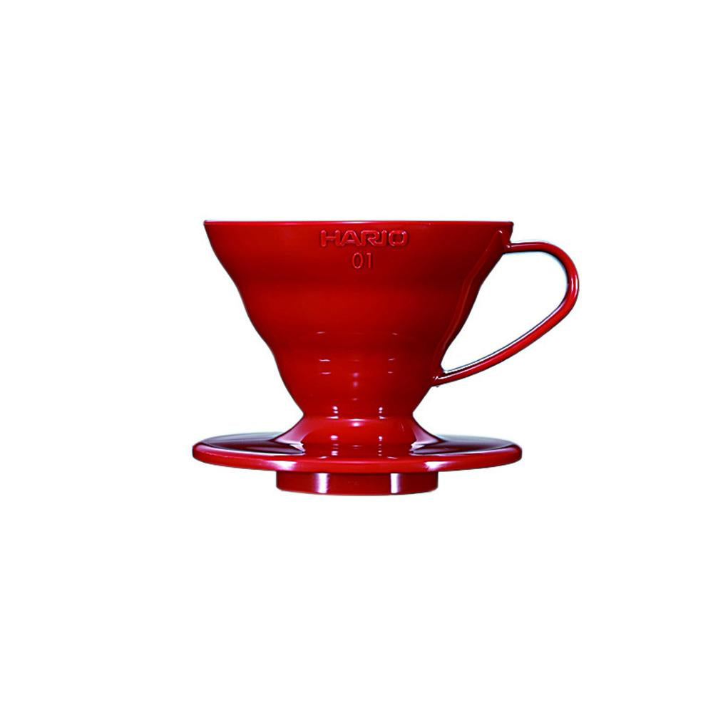 Hario V60 Plastic Coffee Dripper Red - Size 01 VD-01R