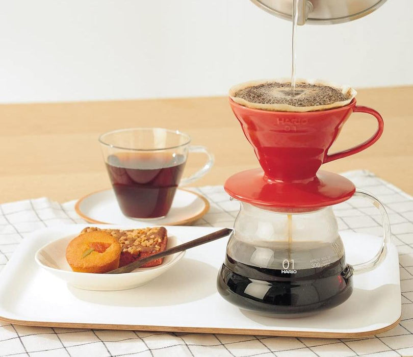 Hario V60 Plastic Coffee Dripper Red - Size 01 VD-01R