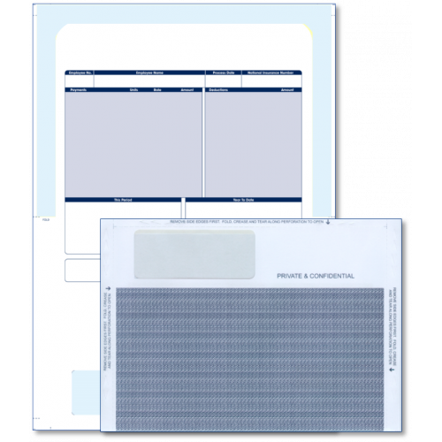 Sage (SE100) Tape Seal Payslip Mailers 100gsm Pack 500's