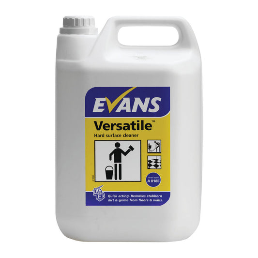 Evans Vanodine Versatile Hard Surface Cleaner 5 Litre - NWT FM SOLUTIONS - YOUR CATERING WHOLESALER