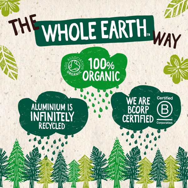Whole Earth Organic Sparkling Ginger 24x330ml