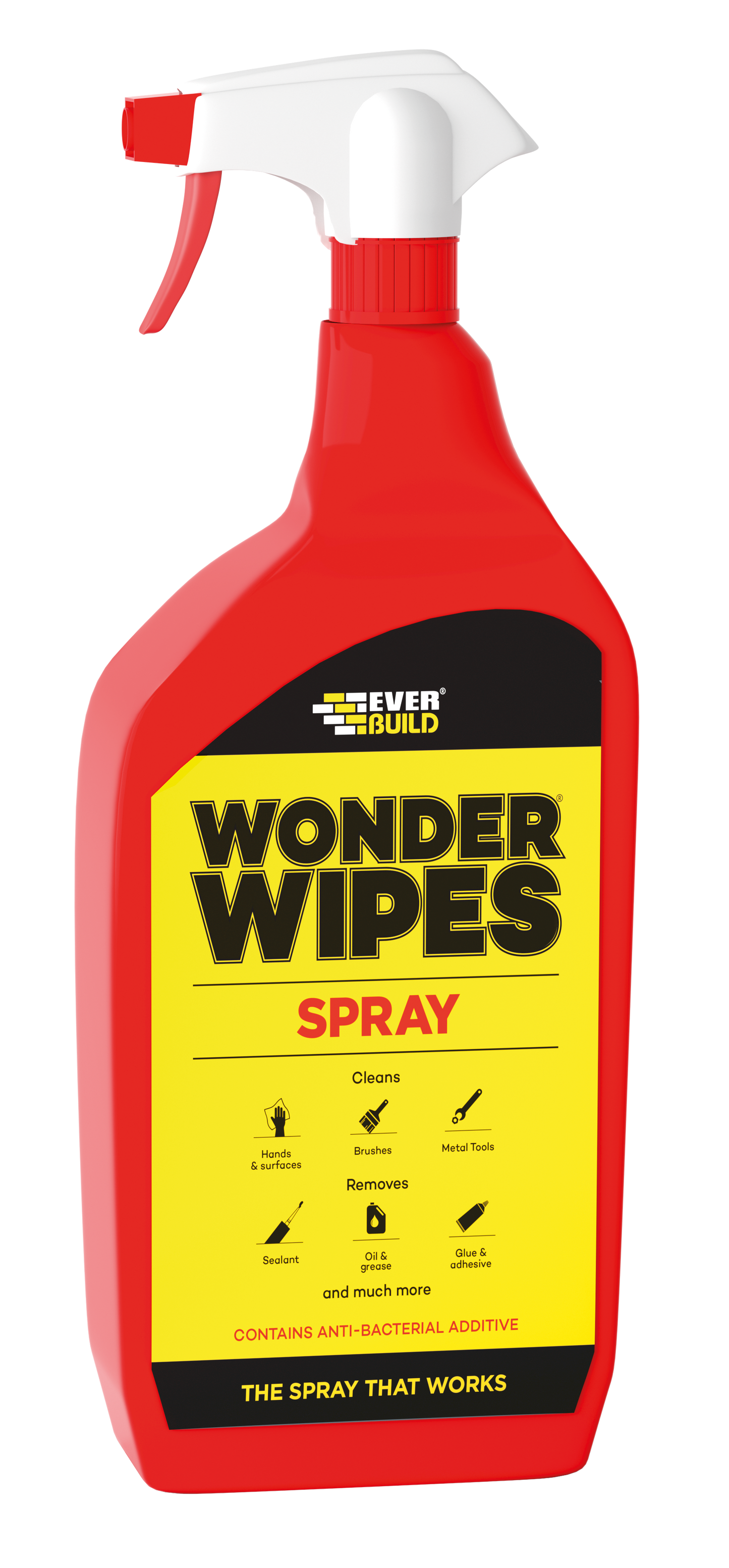 Everbuild Wonder Wipes Spray 1 Litre - NWT FM SOLUTIONS - YOUR CATERING WHOLESALER