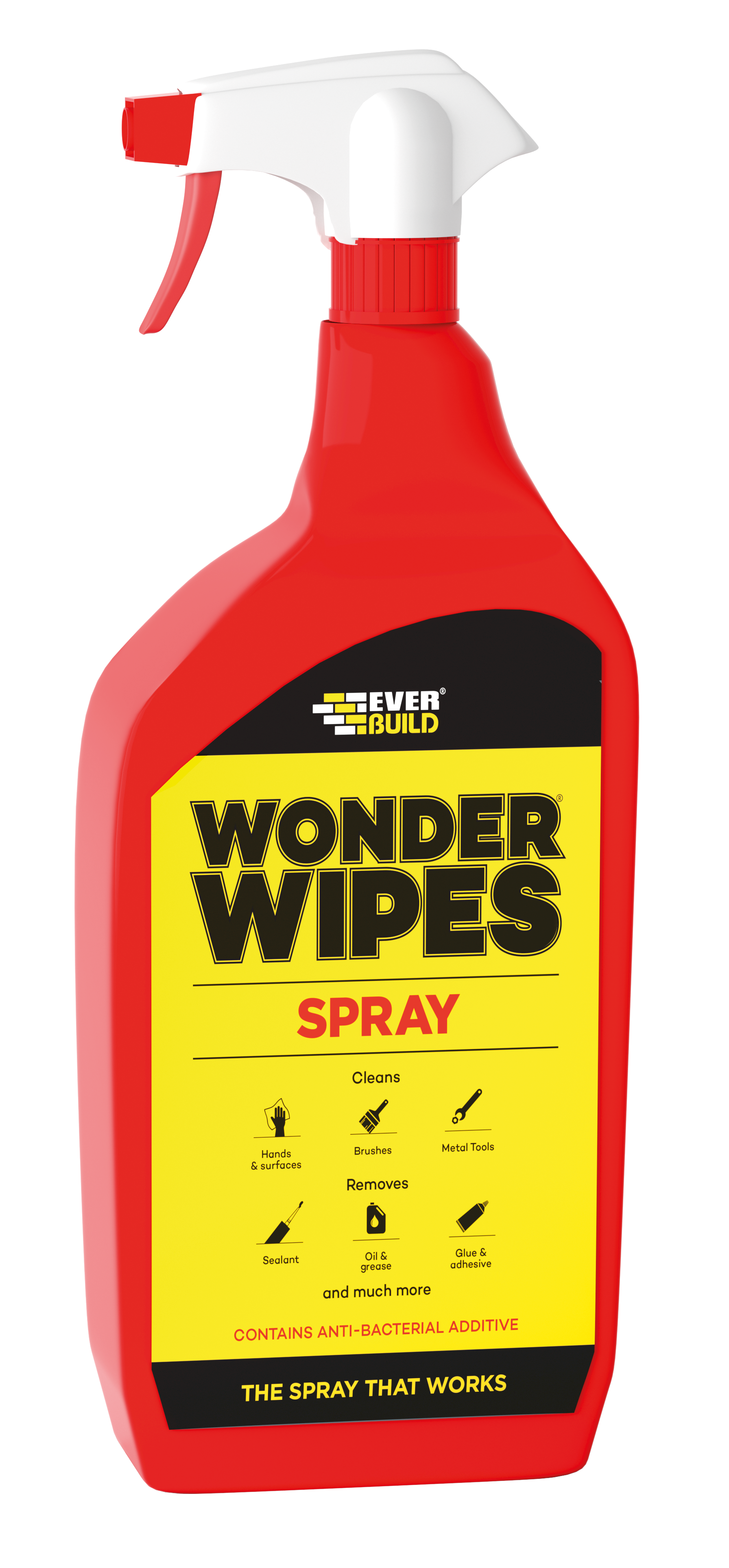 Everbuild Wonder Wipes Spray 1 Litre - NWT FM SOLUTIONS - YOUR CATERING WHOLESALER