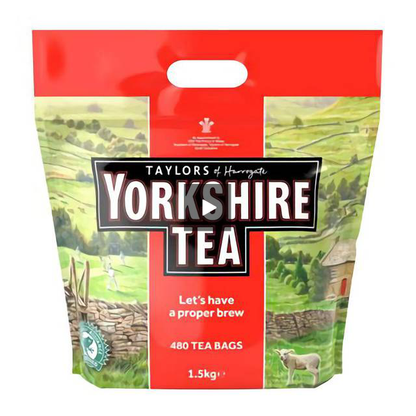 Taylors Yorkshire Tea 480's 1.5kg 2-Cup Tea bags