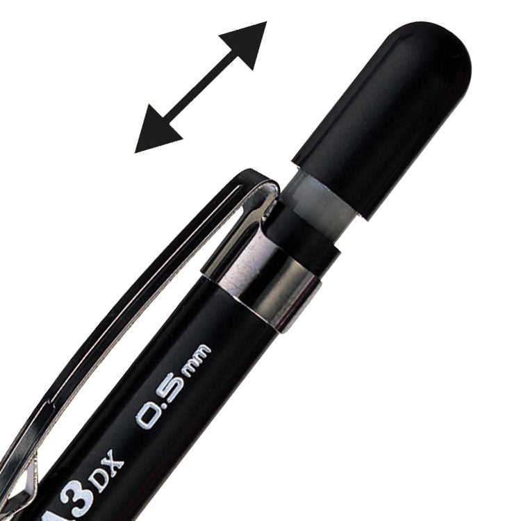 Pentel 120 Mechanical Pencil HB 0.5mm Lead Black Barrel (Pack 12) A315-AX