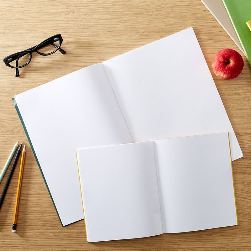 Rhino A4 Plus Exercise Book Red Plain 80 page (Pack 50) VDU080-010