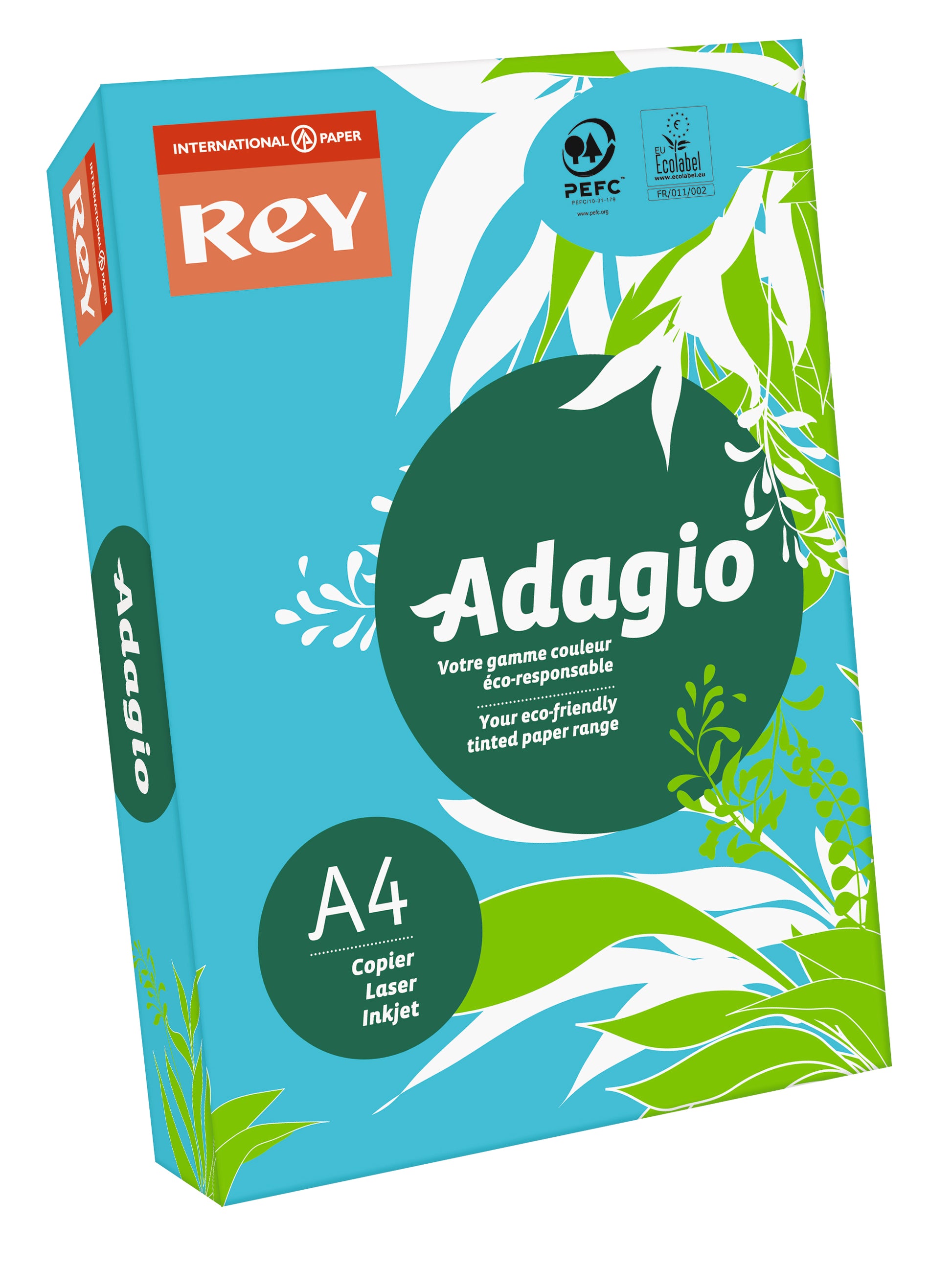 Rey Adagio Paper A4 80gsm Deep Blue (Ream 500) RYADA080X420 - NWT FM SOLUTIONS - YOUR CATERING WHOLESALER