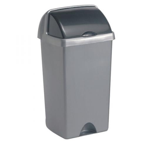 Addis Metallic Roll Top Bin 50 Litre - NWT FM SOLUTIONS - YOUR CATERING WHOLESALER