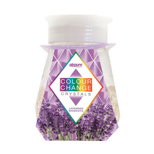 Airpure Colour Change Crystals Lavender Moments 300g - NWT FM SOLUTIONS - YOUR CATERING WHOLESALER