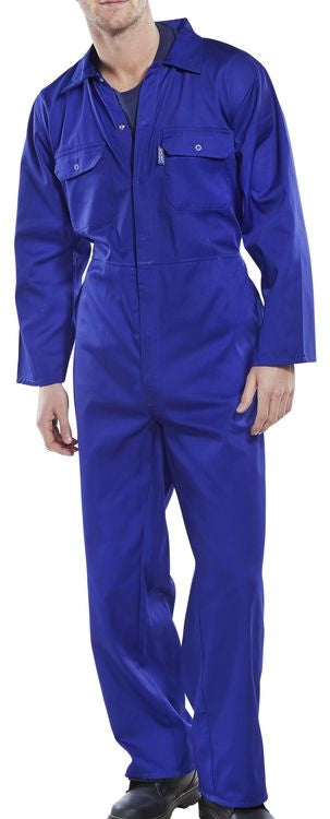 Regular Blue Boilersuit Size 36 - NWT FM SOLUTIONS - YOUR CATERING WHOLESALER