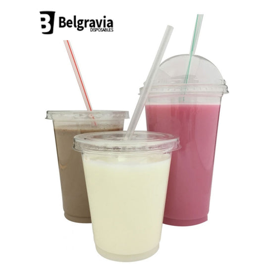 Belgravia 12oz Plastic Smoothie Cups 50's - NWT FM SOLUTIONS - YOUR CATERING WHOLESALER