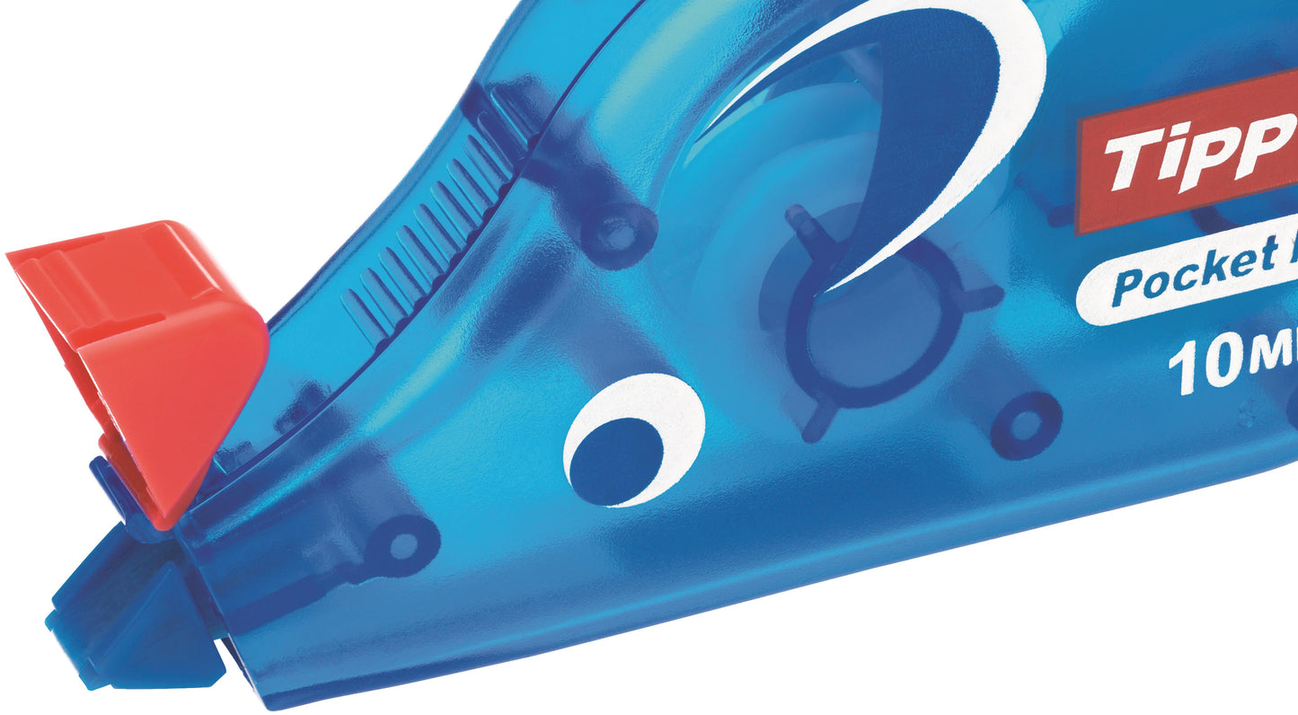 Tipp-Ex Pocket Mouse Correction Tape Roller 4.2mmx10m White (Pack 10) - 8207892